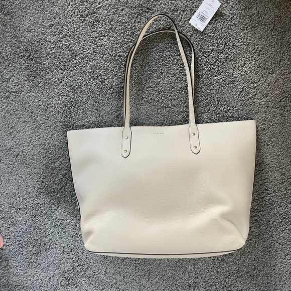 Coach Beige Tote Bag Large Purse Brand New - Picture 7 of 7